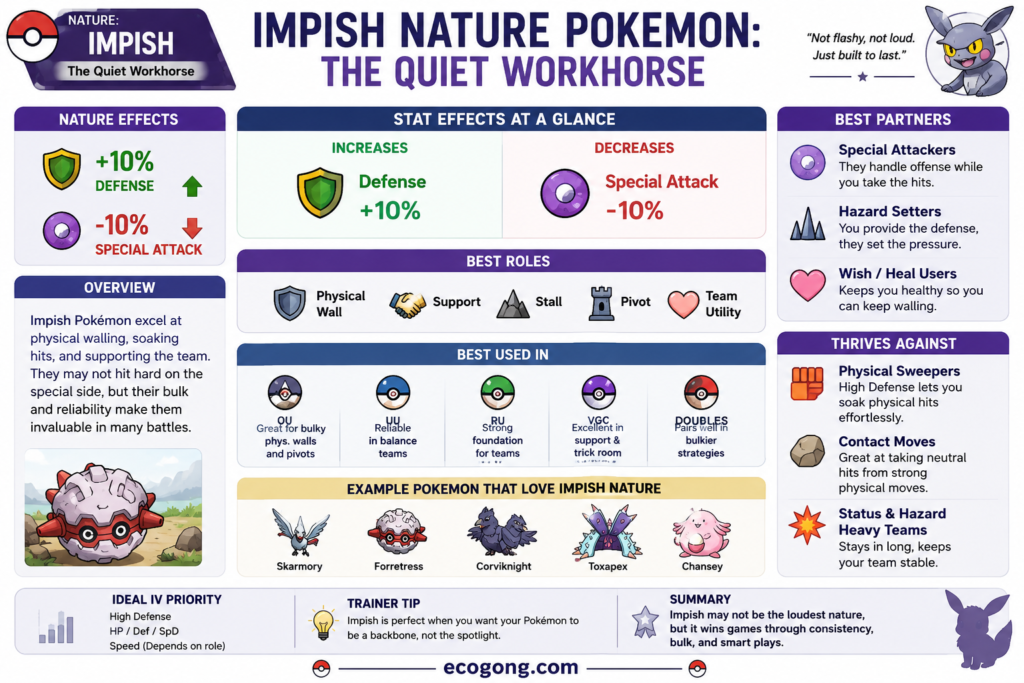 Impish Nature Pokemon