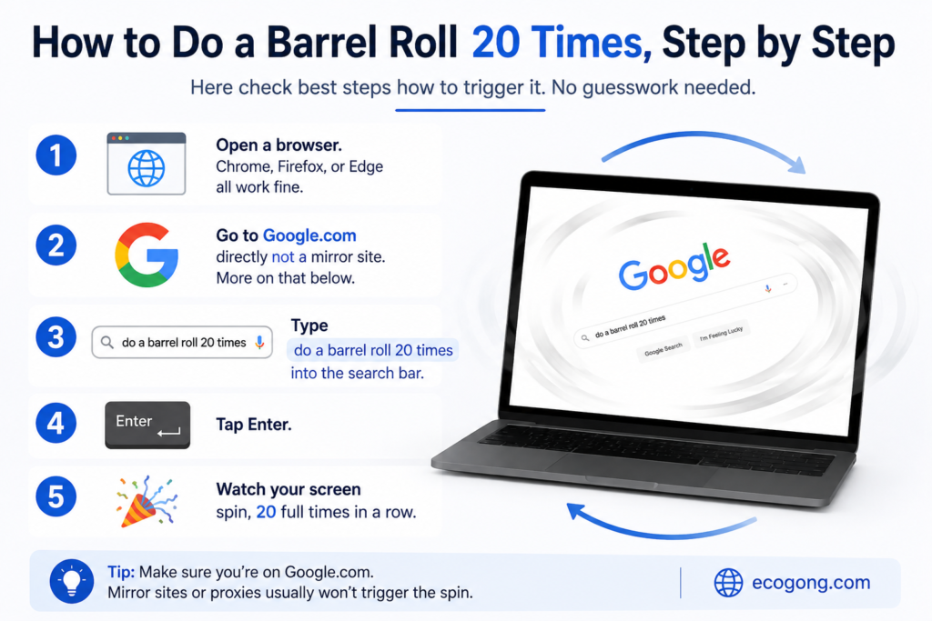 do a barrel roll 20 times