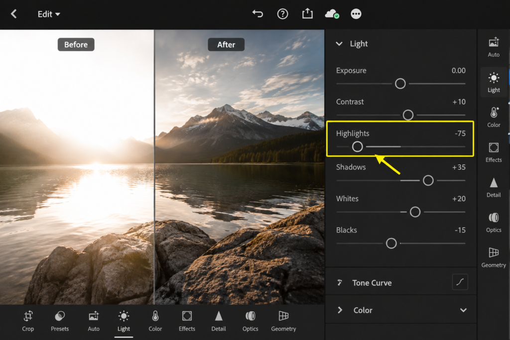 how to fix overexposed photos
