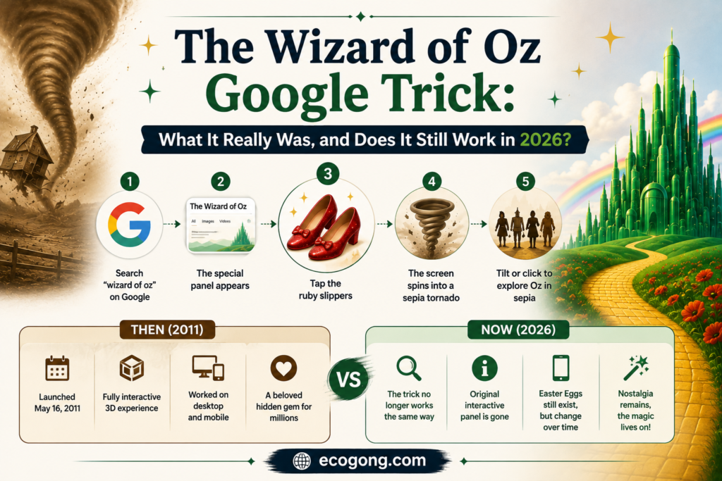 the wizard of oz google trick