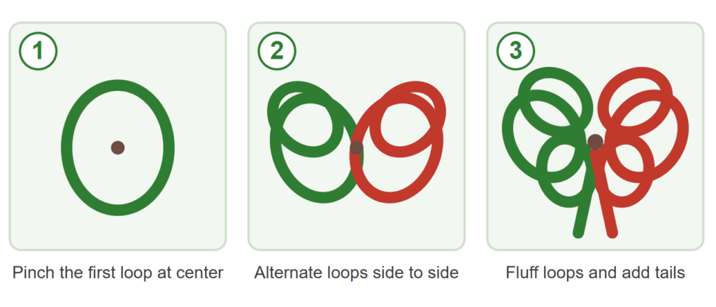 how to tie a bow with ribbon