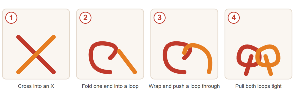 how to tie a bow with ribbon
