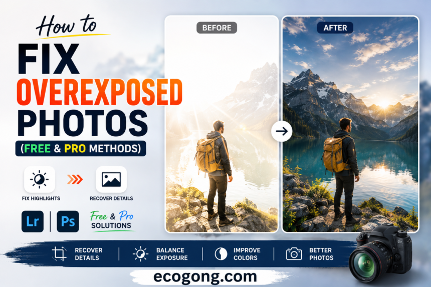 how to fix overexposed photos