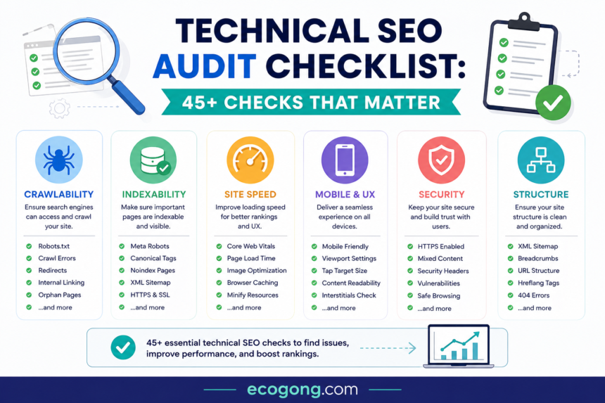 technical seo audit checklist