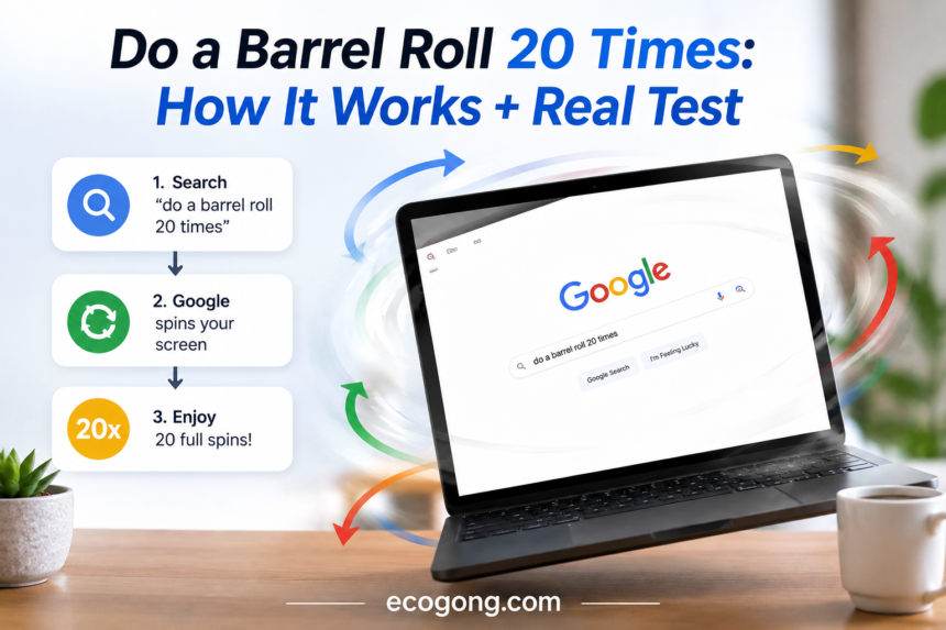 do a barrel roll 20 times
