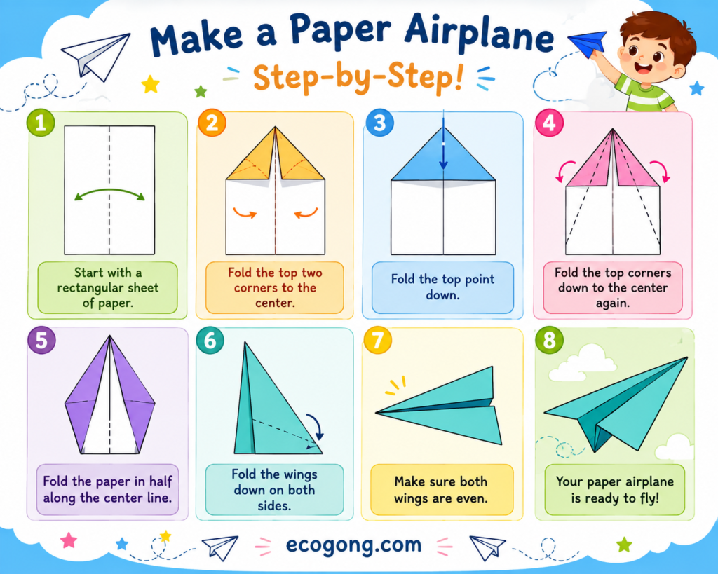 paper airplane instructions