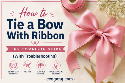 how to tie a bow with ribbon